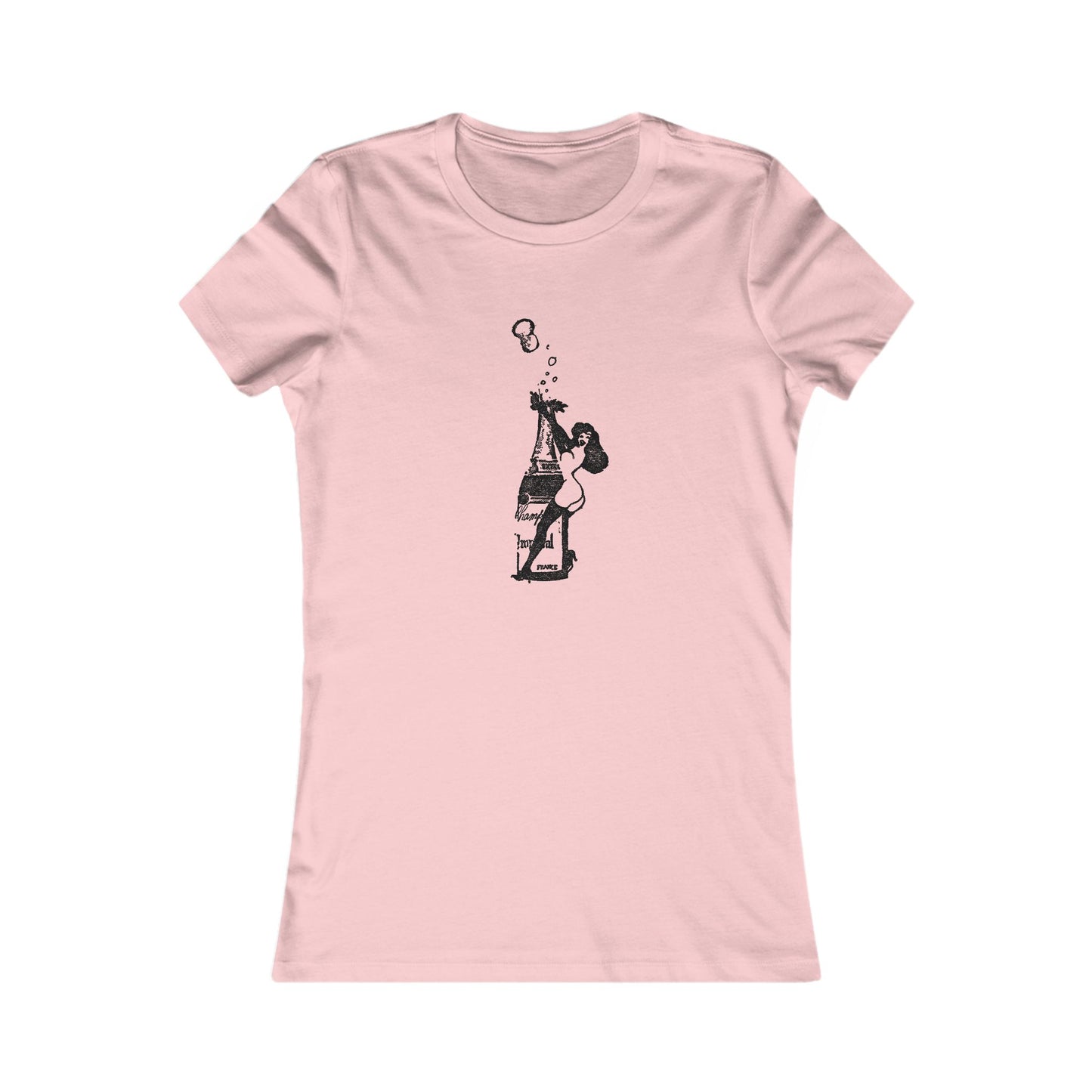 Femlin Popping Champagne Bottle - Women's Favorite Tee