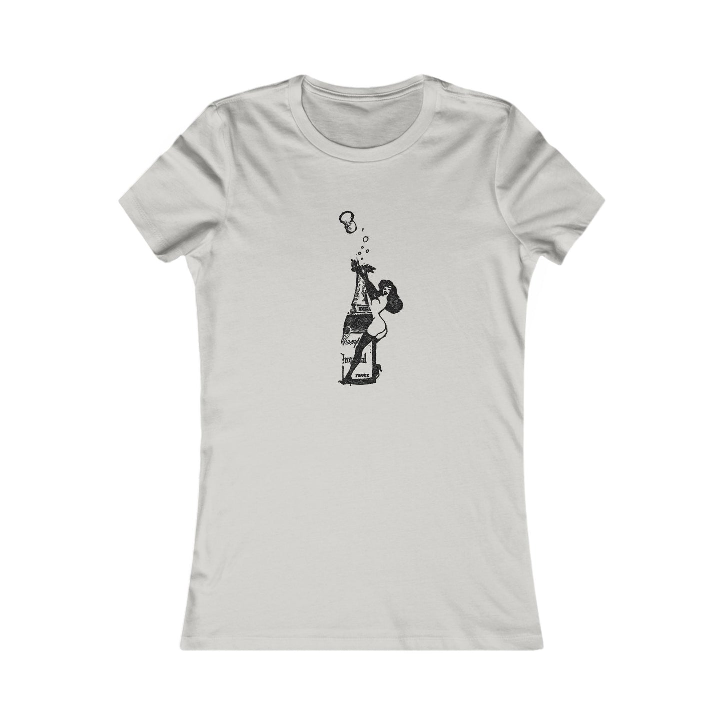 Femlin Popping Champagne Bottle - Women's Favorite Tee